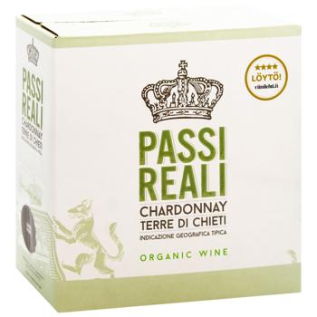 Вино Passi Reali Chardonnay н/сух біле 13% 2л - купить, цены на ULTRAMARKET - фото 3