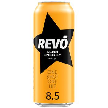 Revo Alco Energy Mango Low-Alcoholic Energy Drink 8.5% 0.5l - buy, prices for METRO - photo 3