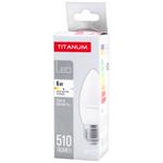 Titanium LED Lamp C37 6W E27 4100K