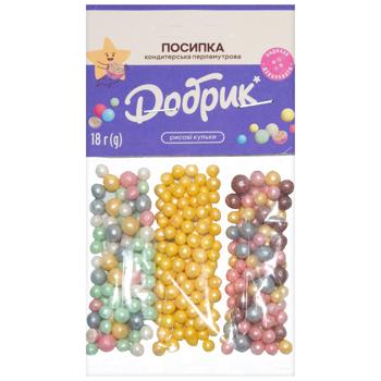 Dobryk Rice Balls Confectionery Sprinkles 18g - buy, prices for Chudo Market - photo 2