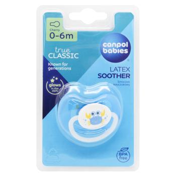 Пустушка Canpol Babies кругла латекс 0-6 міс Love&Sea - купити, ціни на NOVUS - фото 2
