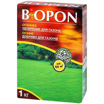 Удобрение Biopon Осеннее для газона 1кг - купить, цены на Auchan - фото 1