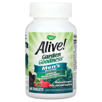 Nature's Way Alive! Garden Goodness Men's Multivitamins and Multiminerals 60 tablets