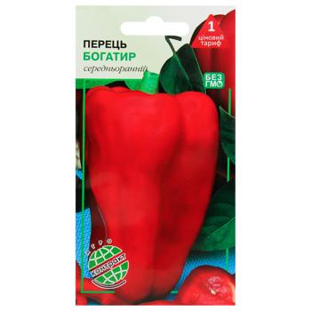 Agrokontrakt Pepper Bogatyr Seeds 0.5g - buy, prices for MegaMarket - photo 1