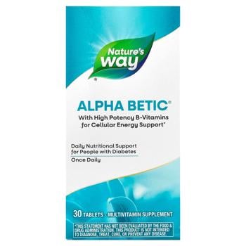 Nature's Way Alpha Betic Multivitamins and Minerals 30 tablets - buy, prices for Biotus - photo 2