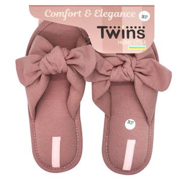 Twins Bow-Intersection Women's Home Slippers s.36-40 in Assortment - buy, prices for NOVUS - photo 2