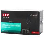 ProService Nitrile Black Gloves S 100pcs