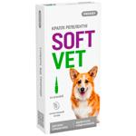 ProVet SoftVet Drops on Withers for Medium Breed Dogs from External Parasites 4 pipettes