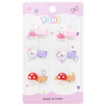 Заколки для волосся 6шт 3727-11 - купити, ціни на КОСМОС - фото 2