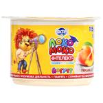 Lactel Loko Moko Peach Flavored Yogurt Enriched with Calcium, Omega-3 and Vitamin D3 1.5% 115g