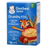 Каша безмолочная Gerber мультизлаковая с хрустящими хлопьями и кусочками клубники 200г
