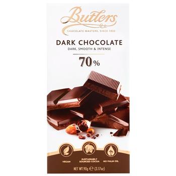 Butlers Dark Chocolate 70% 90g - buy, prices for - photo 1