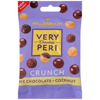Millennium Very Peri Crunch Dragee in Milk and White Chocolate with Coconut 80g - buy, prices for Epicentr FOOD - photo 2