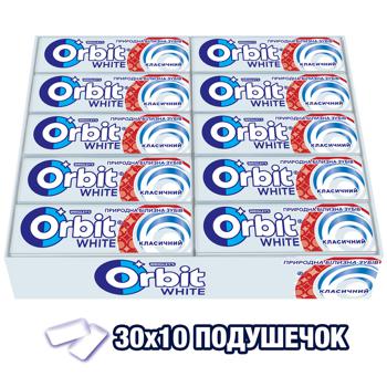 Жувальна гумка Orbit White класичний з м'ятним смаком 14г - купити, ціни на Auchan - фото 2