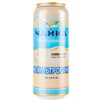 Chayka Chornomorska Unfiltered Light Beer 4.3% 0.5l