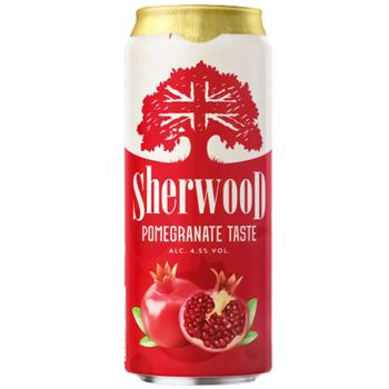 Sherwood Pomegranate Light Beer 4.5% 0.5l - buy, prices for MegaMarket - photo 1