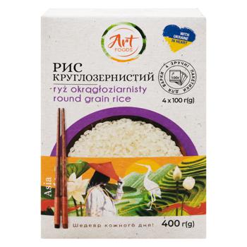 Art Foods Round Grain Rice 4*100g - buy, prices for EKO Market - photo 2