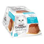 Gourmet Revelations Mousse with Tuna and Gravy Wet Food for Adult Cats 57g x 2pcs