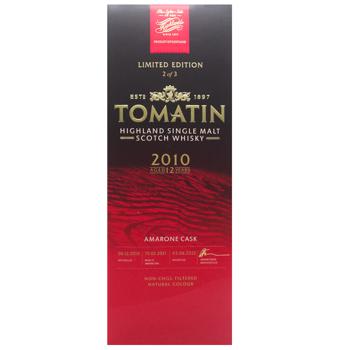 Віскі Tomatin Italian Collection Amarone Casks 12 років 46% 0,7л - купити, ціни на WINETIME - фото 4