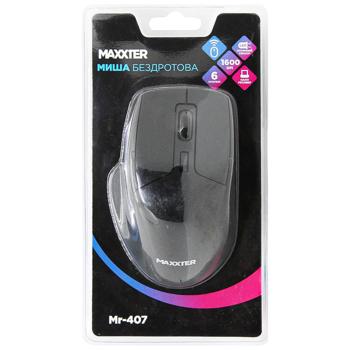 Миша Maxxter Mr-407 бездротова чорна - купити, ціни на Auchan - фото 1