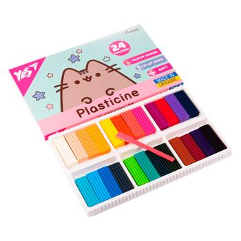 Пластилин Yes Pusheen 24 цвета 480г - купить, цены на - фото 3