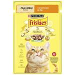 Корм вологий Friskies з куркою для котів 85г