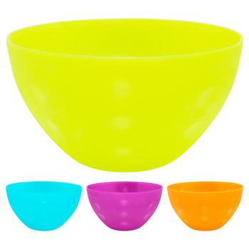 Миска пластикова кольорова 25*12 см ЗЕД арт.YBE241209-128/К292