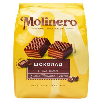 Вафли Molinero со вкусом шоколада 200г - купить, цены на - фото 2