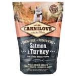 Carnilove Dry Food with Salmon and Turkey for Puppies of Large Breeds 1.5kg