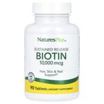 Natures Plus Sustained Release Biotin 10000mcg 90 tablets