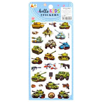 Наклейки Маlevaro №5 объемные 10х22см в ассортименте - купить, цены на КОСМОС - фото 3