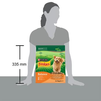 Корм сухой Friskies Balance с курицей, говядиной и овощами для собак 2,4кг - купить, цены на Чудо Маркет - фото 4