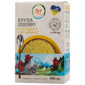 Art Foods Polished Millet 4*100g - buy, prices for COSMOS - photo 3