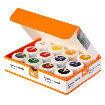 Yes Orange Line Gouache Paints 20ml*12 colors - buy, prices for NOVUS - photo 2