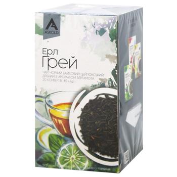 Askold Earl Grey Black Tea 2g*20pcs - buy, prices for ULTRAMARKET - photo 1