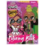 L.O.L O.M.G. Queens 2 Coloring Book with Stickers LCB15