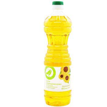 Auchan Unrefined Sunflower Oil 850ml - buy, prices for Auchan - photo 1