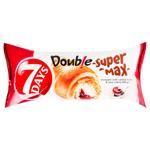 7 Days Double Croissant with Vanilla Flavour & Sour Cherry Filling 110g