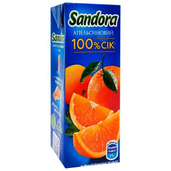 Sandora Unclarified Orange Juice 100% 200ml - buy, prices for MasterZoo - photo 3