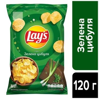 Чипсы Lay's картофельные со вкусом зеленого лука 120г - купить, цены на Grono - фото 2