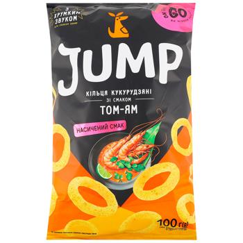 Jump Corn Waffles Snack with Tom-Yam 100g - buy, prices for MegaMarket - photo 1