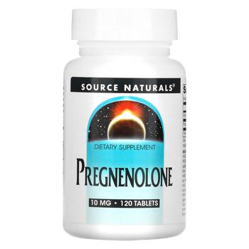 Прегненолон, Source Naturals, 10 мг, 120 таблеток - купити, ціни на Біотус - фото 1