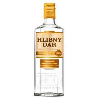 Hlibny Dar Wheat Vodka 40% 0.37l - buy, prices for - photo 1