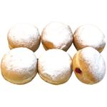 Auchan Donut with Cherry Filling 70g 6pcs