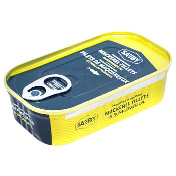 Макрель Saeby в олії 125г - купити, ціни на Таврія В - фото 1