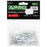Apro Aluminum Pull Rivet 3.2*10mm 50pcs