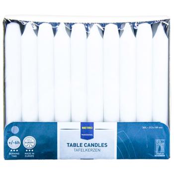 Metro Professional White Household Candle 21.5x180mm 30pcs - buy, prices for - photo 3