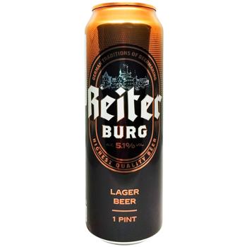 Пиво світле Reiter Burg Lager 5,1% 0,568л