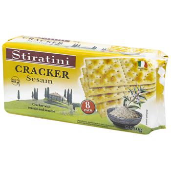 Крекер Stiratini с з кунжутом 250г - купить, цены на КОСМОС - фото 2