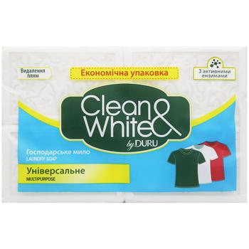 Duru Clean & White Universal Laundry Soap 4pcs х125g - buy, prices for Ideal - photo 1